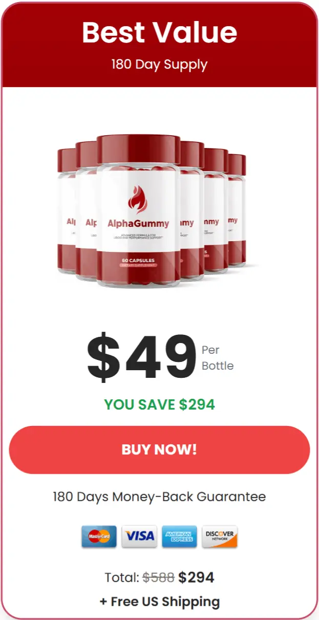 AlphaGummy best offer package price